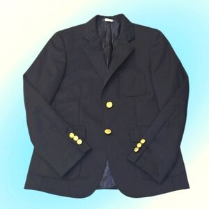 Brooks Brothers Navy 2 Button Prep Blazer with Brass Buttons
